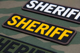 SHERIFF 6x2 PVC Patch - Tactical Outfitters