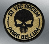 SI VIS PACEM PARA BELLUM SKULL PATCH - Tactical Outfitters