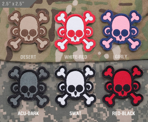 Skullmonkey - Crossbones Patch - Tactical Outfitters