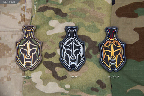 SPARTAN HEAD MORALE PATCH - Tactical Outfitters