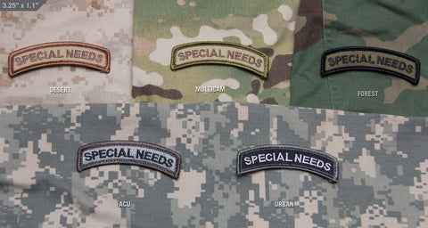 SPECIAL NEEDS MORALE PATCH TAB - Tactical Outfitters