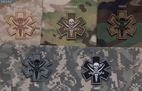 TACTICAL MEDIC - PIRATE MORALE PATCH - Tactical Outfitters