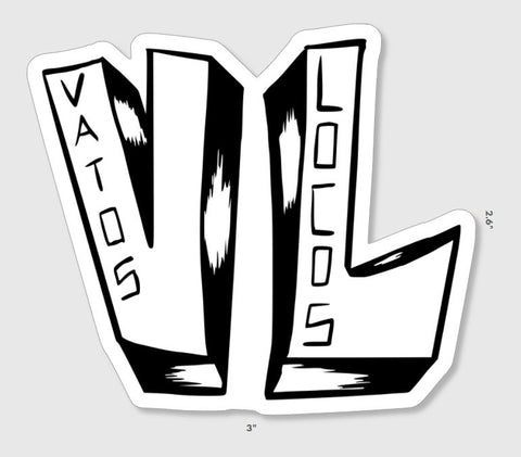 Vato Locos Graffiti Sticker - Tactical Outfitters
