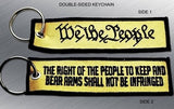 WE THE PEOPLE EMBROIDERED KEYCHAIN TAG - Tactical Outfitters
