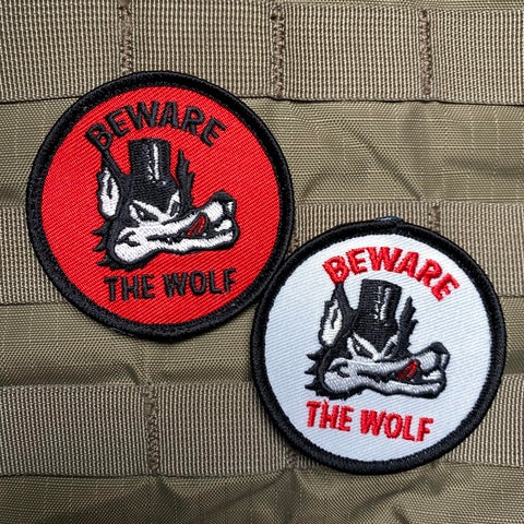 BEWARE THE WOLF MORALE PATCH - Tactical Outfitters