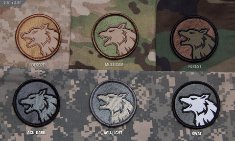 Wolf Head Morale Patch - Tactical Outfitters