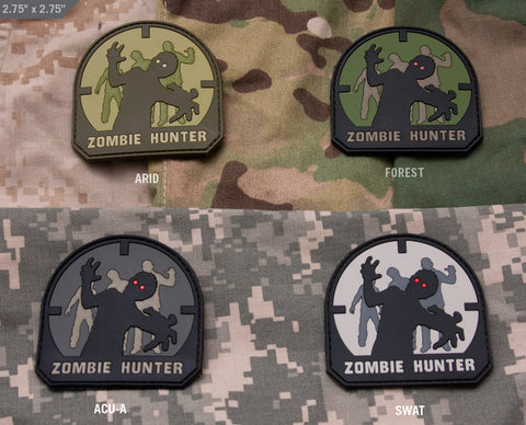 ZOMBIE HUNTER PVC MORALE PATCH - Tactical Outfitters